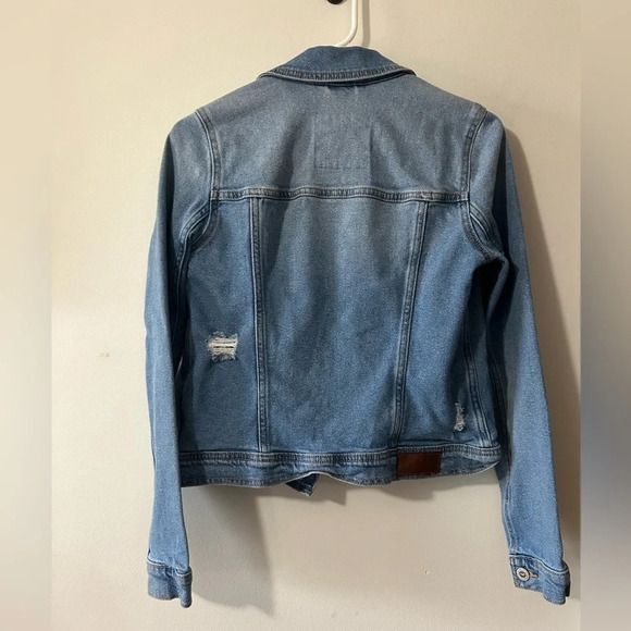 Hollister Light Wash Jean  Jacket - Picture 2 of 3